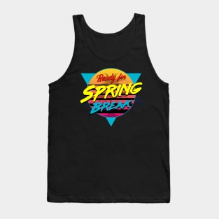 Rad Spring Break Retro 80's Beach Neon Summer Vacation Meme Tank Top